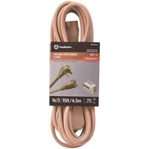 3 ft. 14/3 Flat Appliance Extension Cord