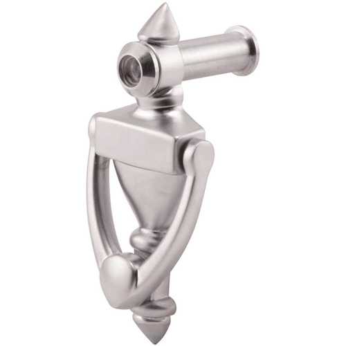 Satin Chrome Door Knocker 160-Degree