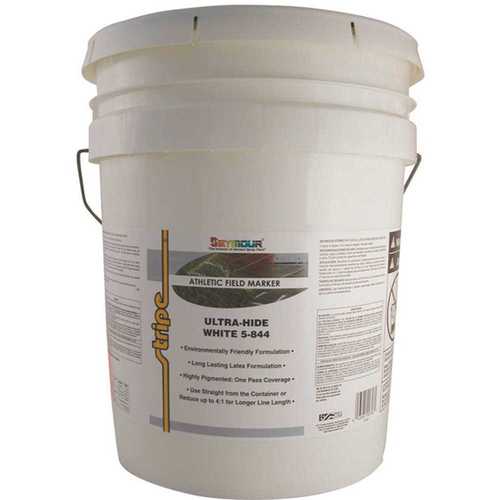 5 gal. White Stripe Bulk Athletic Field Marking Paint