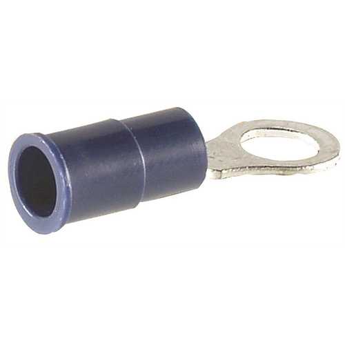 NSi Industries 16-14 AWG Vinyl Insulated Ring Terminal 1/4 in. Stud Blue - pack of 100