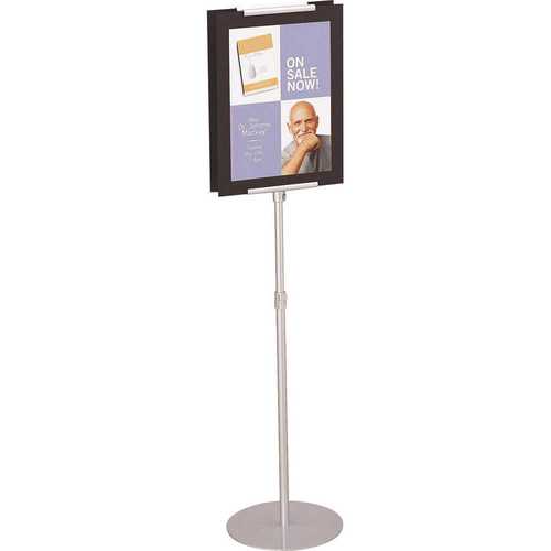 44 in. - 73 in. Freestanding 2-Sided Adjustable Sign Stand