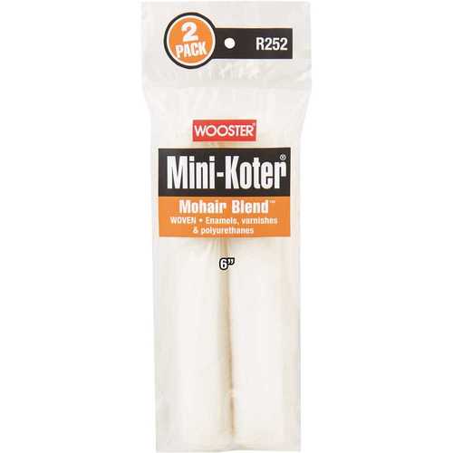 6 in. Mini-Koter Mohair Blend Roller - Pair