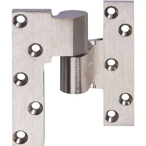 1-1/8 in. x 5 in. Pivot Hinge Aluminum Regular Intermediate Pivot Satin Chrome