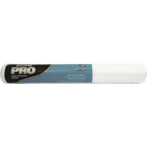 Wooster 0HR2780180 18 in. x 1/2 in. High-Density Pro Woven Fabric Roller Cover