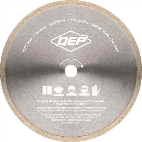 QEP 67006GLQ 7 in. Glass Tile Diamond Blade for Wet Tile Saws