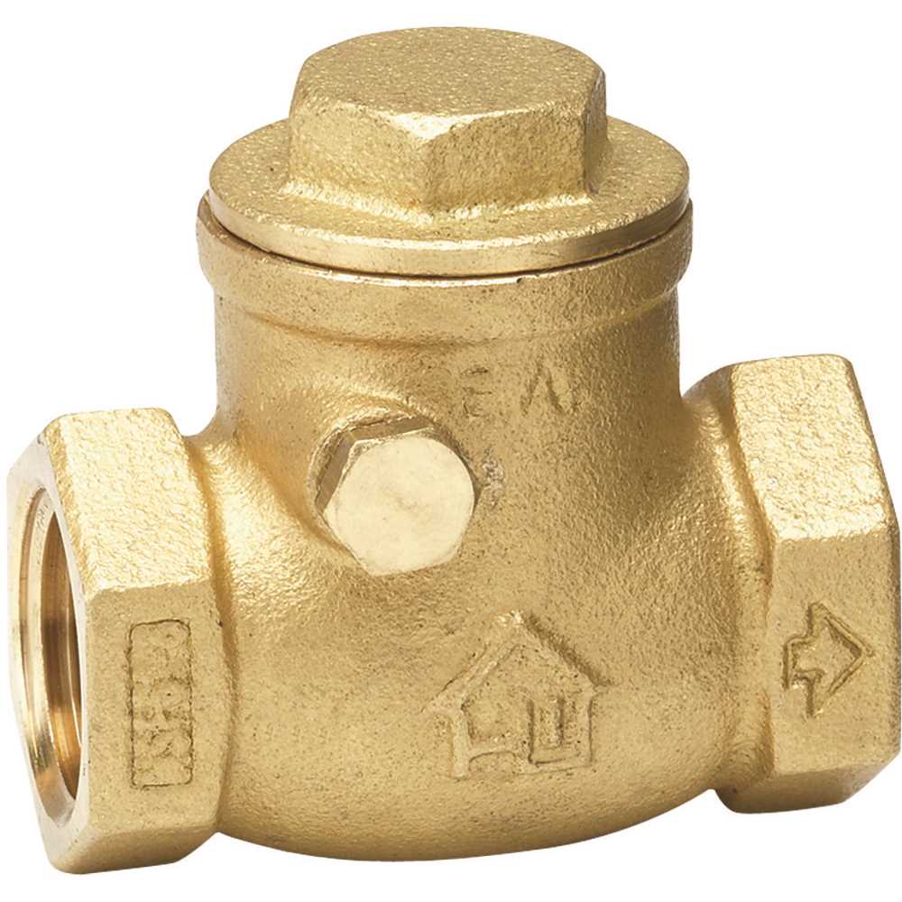 Homewerks Worldwide 240-2-112-112 1-1/2 in. Lead Free Brass FIP x FIP Swing Check Valve