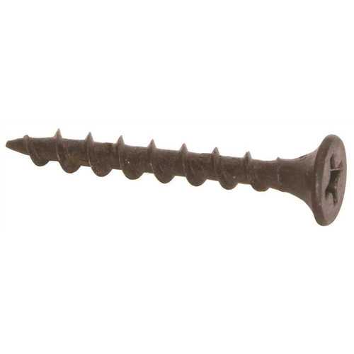 Lindstrom DPI0-60200P-300BX #6 x 2 in. Phillips Drive Bugle Head Coarse Thread Drywall Screws in Black - pack of 300