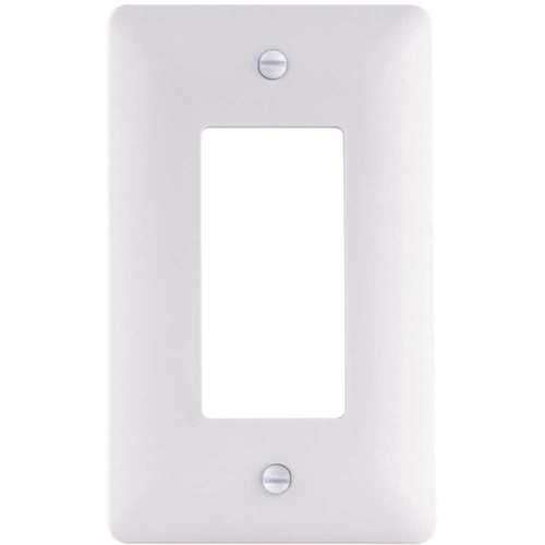 Titan3 Technology TPPW-R-5 1-Gang Decorator Plastic Wall Plate, White Textured - pack of 5