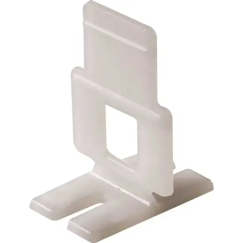 QEP LASH Flat Floor and Wall Tile Leveling System, Clips Part A White - pack of 96