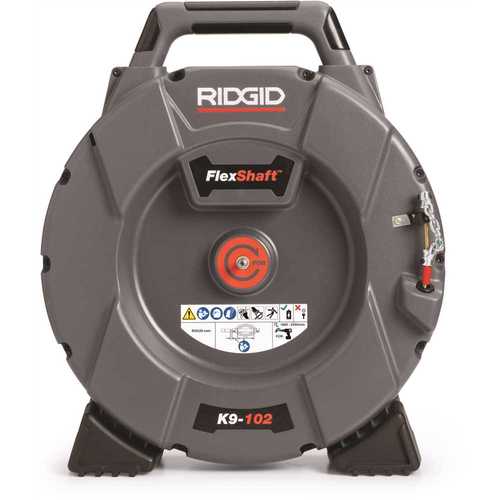 RIDGID 64263 FlexShaft K9-102 1-1/4 in. - 2 in. Drain Cleaning Machine