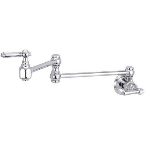 Pioneer Faucets 2AM600 Americana Wall Mount Potfiller in Polished Chrome