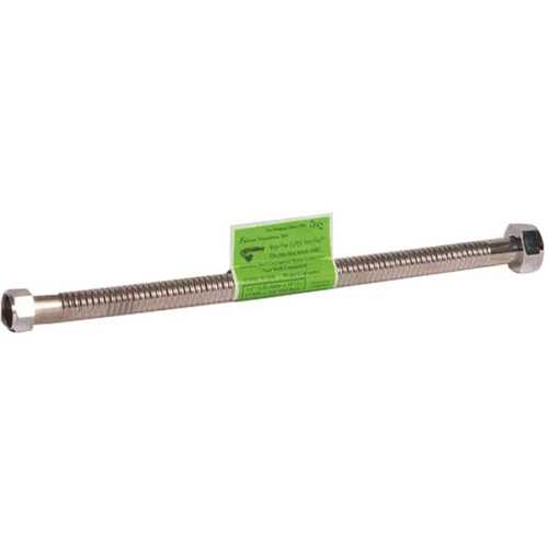 Falcon Stainless SWC134-18 3/4 in. ID Stainless Steel Flex with 1 in. FIP x 3/4 in. FIP x 18 in