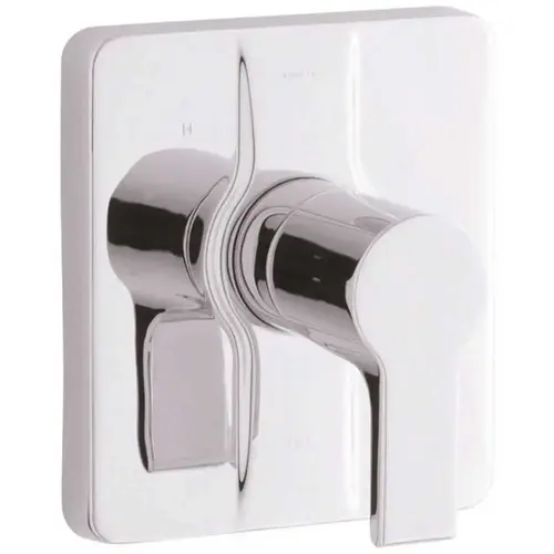 Singulier 1-Handle 1-Spray 2.5 GPM Tub and Shower Faucet with Lever Handle in Polished Chrome (Valve Not Included)