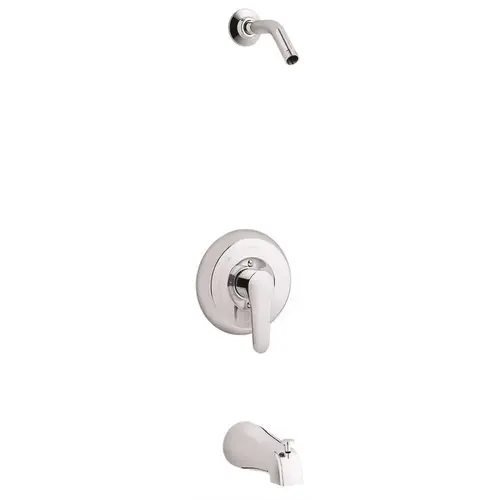 1-Handle Rite-Temp Bath and Shower Valve Trim Kit Less Showerhead in Polished Chrome (Valve Not Included)