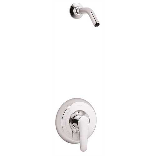 1-Handle Rite-Temp Shower Valve Trim Kit with Lever Handle Less Showerhead in Polished Chrome (Valve Not Included)