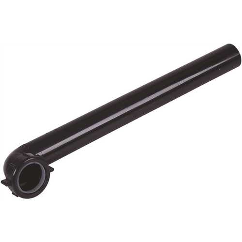 1.5 in. x 15 in. Black Waste Arm With Slip Joint
