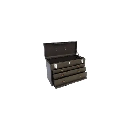 Kennedy Top Till Three Drawer Machinist's Chest Brown