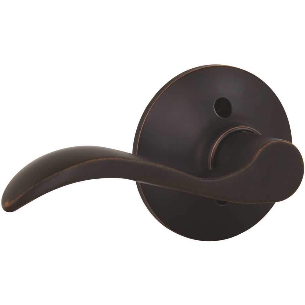 Defiant LYEX704B-L Naples Aged Bronze Left-Hand Dummy Door Lever