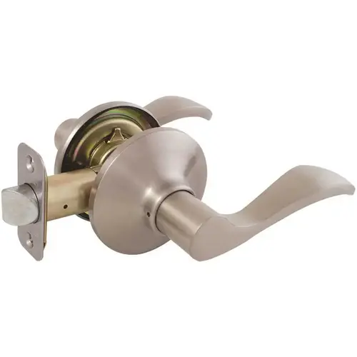 Naples Satin Nickel Passage Hall/Closet Door Lever