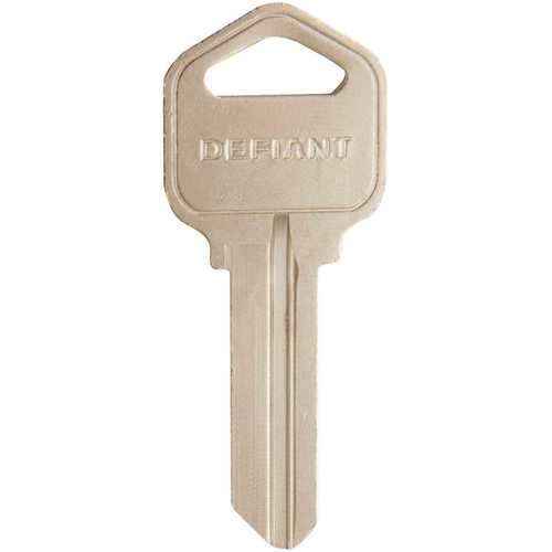 Defiant K52-C06771 Key Blank, KW1 Keyway Silver