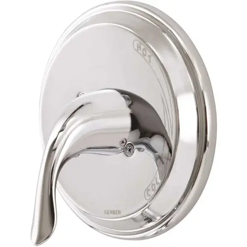Gerber Plumbing G00G9150TC Viper 1-Handle Valve Trim Kit in Chrome with Treysta Cartridge (Valve Not Included)