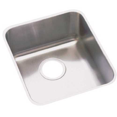 Elkay ELUHAD161650 Lustertone Undermount Stainless Steel 19 in. Single Bowl Kitchen Sink with 4.875 in. D Bowl ADA Compliant