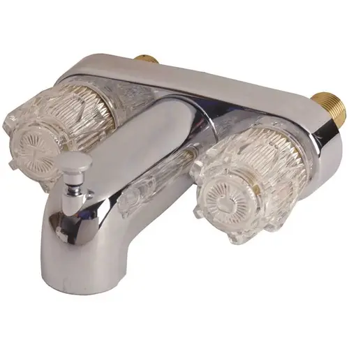 Mobile Home and RV 4 in. 2-Handle Tub and Shower Faucet in Chrome (Valve Not Included)