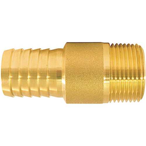 Apollo POLYBIM1 1 in. x 1 in. Brass Barb x MPT Adapter