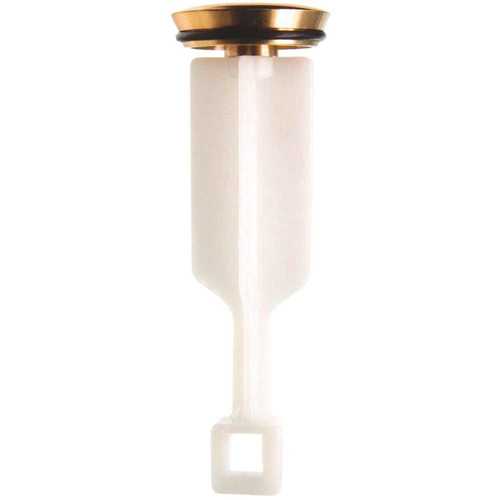 1.25 in. Plastic Pop-Up Stopper in Polished Brass for Price Pfister