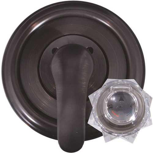 1-Handle Valve Trim Kit in Oil Rubbed Bronze for Delta Tub/Shower Faucets (Valve Not Included)