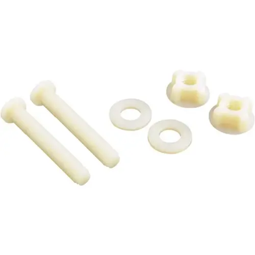 Everbilt 88095 Universal Toilet Seat Hinge Bolts Assembly White