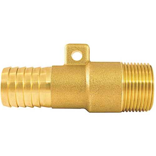 1 in. Barb x 1 in. Male Pipe Thread Brass Rope Adapter