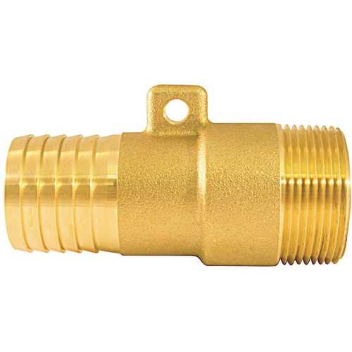 1-1/4 in. Barb x 1-1/4 in. Male Pipe Thread Brass Rope Adapter