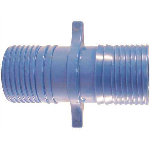 1-1/4 in. x 1-1/4 in. Blue Twister Polypropylene Insert Coupling