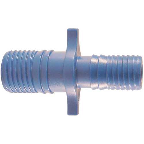 National Brand Alternative ABTC134 1 in. x 3/4 in. Blue Twister Polypropylene Insert Coupling