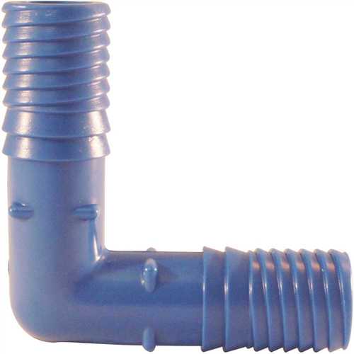 National Brand Alternative ABTE34 3/4 in. Polypropylene Blue Twister Insert 90-Degree Elbow