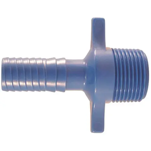 National Brand Alternative ABTMA1234 1/2 in. Polypropylene Blue Twister Insert x 3/4 in. MPT