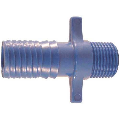 3/4 in. x 1/2 in. Blue Polypropylene Twister Insert x MPT