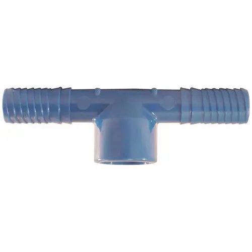 National Brand Alternative ABTFT12 1/2 in. Blue Twister Polypropylene Insert x 3/4 in. FPT Tee