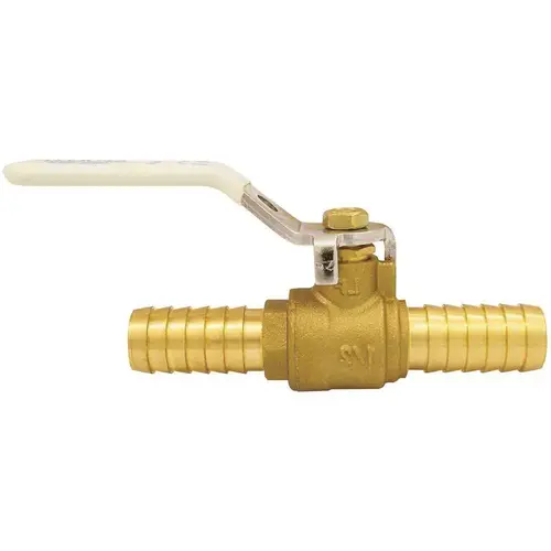 1/2 in. Brass Insert Poly Ball Valve Chrome Plated