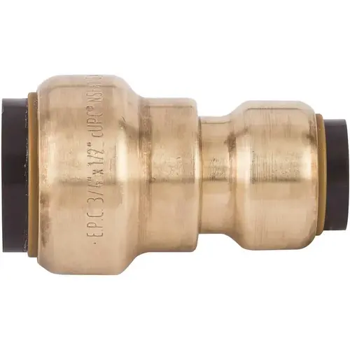 Tectite FSBC3412 3/4 in. x 1/2 in. Brass Push-to-Connect Reducer Coupling