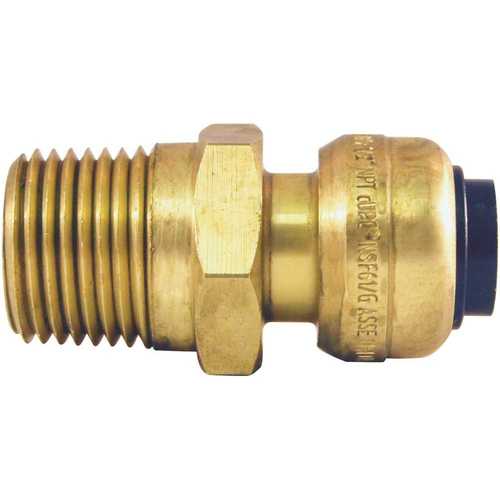 3/8 in. (1/2 in. O.D.) Brass Push-To-Connect x 1/2 in. Male Pipe Thread Reducing Adapter