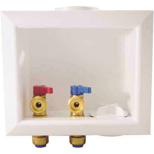 1/2 in. Brass Washing Machine Outlet Box