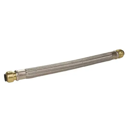 1/2 in. Push-To-Connect x 1/2 in. Push-To-Connect x 18 in. Braided Stainless Steel Repair Hose