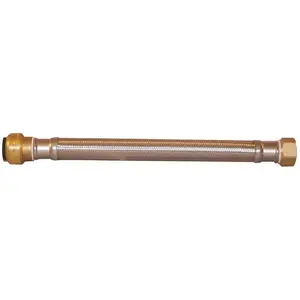 3/4 in. Push-To-Connect x 3/4 in. Female Pipe Thread x 12 in. Braided Stainless Steel Water Heater Connector