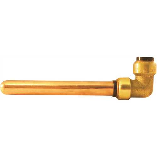 1/2 in. Copper 90-Degree Push-to-Connect x 8 in. Stub-Out Elbow