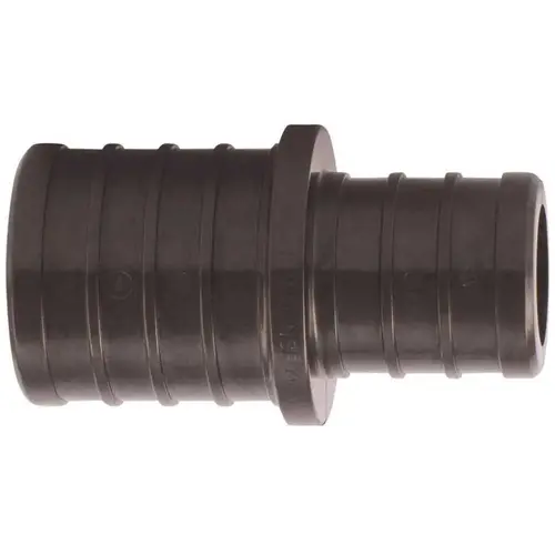 1 in. x 3/4 in. Plastic PEX Barb Reducing Coupling Brass - pack of 5