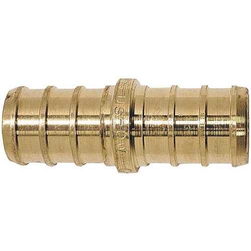 1/2 in. Brass PEX Barb Coupling - pack of 10