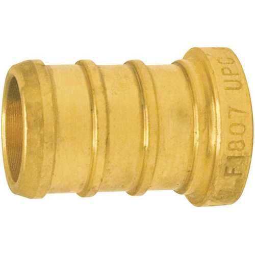 ApolloPEX Series Test Pipe Plug, 1/2 in, Barb, Brass - pack of 5