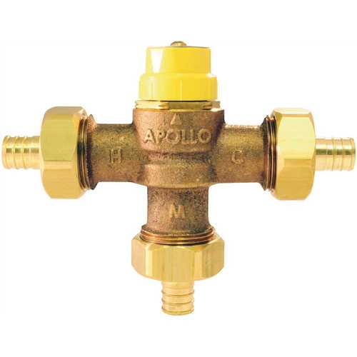 3/4 in. Lead Free Bronze PEX Barb Thermostatic Mixing Valve